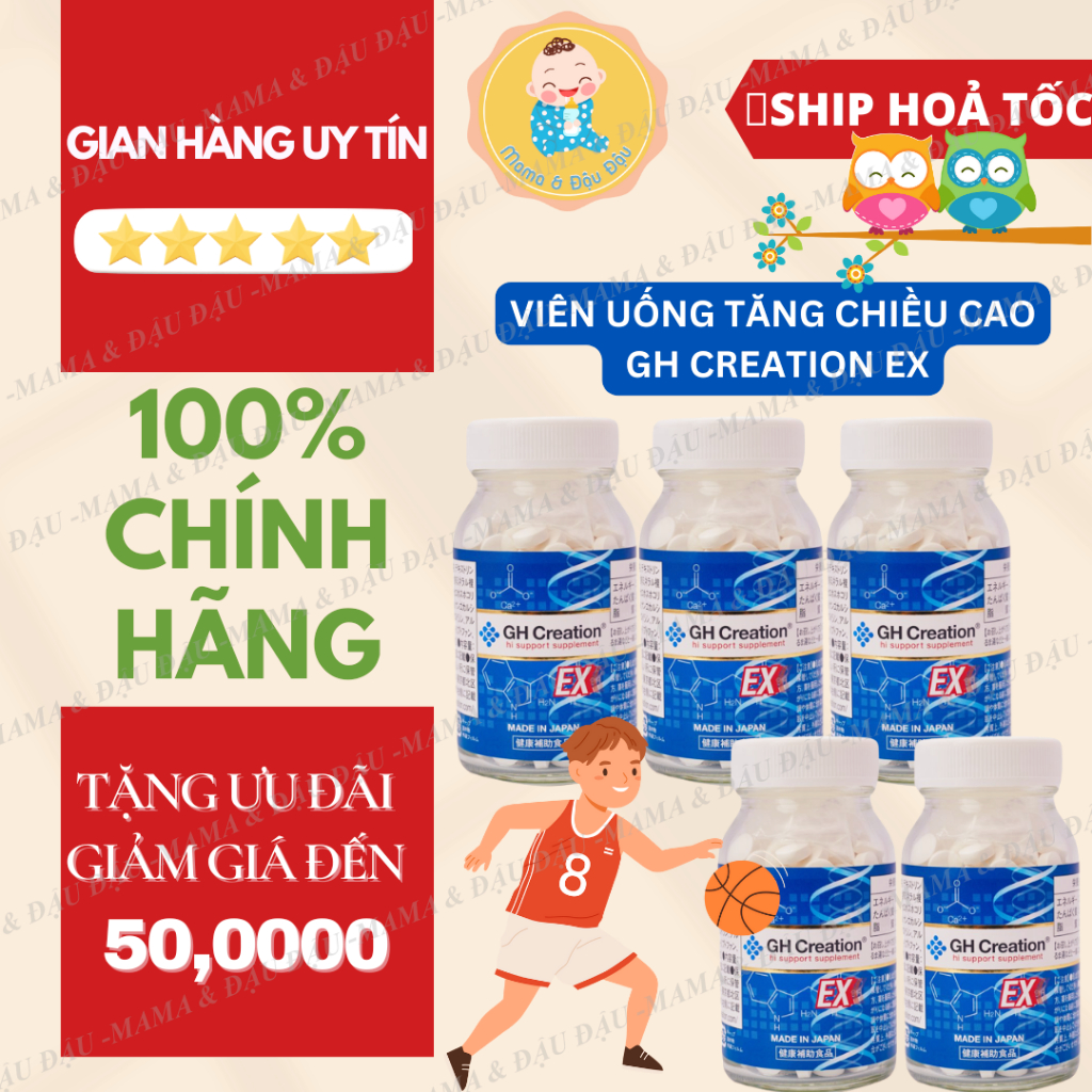 Viên uống hỗ trợ tăng chiều cao GH CREATION EX 270 viên