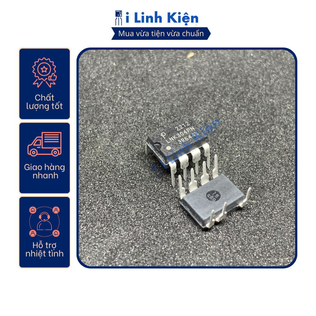 IC nguồn LNK304PN LNK304 nhập khẩu chính hãng chất lượng cao.
