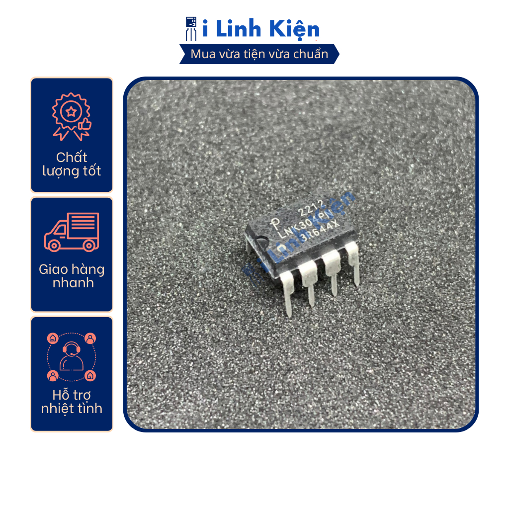 IC nguồn LNK304PN LNK304 nhập khẩu chính hãng chất lượng cao.