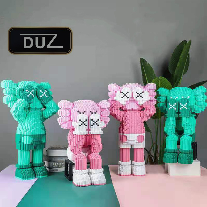 Mô hình lắp ráp lego 35cm DUZ đồ chơi xếp hình thú dễ thương cho bé trai bé gái thông minh