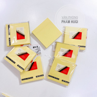 Giấy notes vàng loại tốt hình vuông xấp gồm 100 tờ tiết kiệm