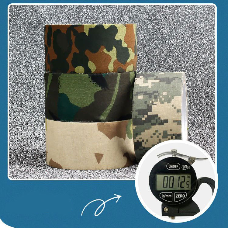 Băng Keo Vải Camo Nguỵ Trang Loại I Vải Cotton không thun Dày Chống Trầy Tốt - Bám Dinh Chắc .