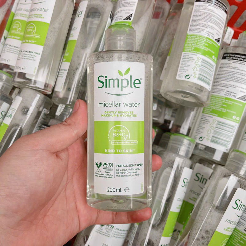 TẨY TRANG SIMPLE CHÍNH HÃNG 200ml