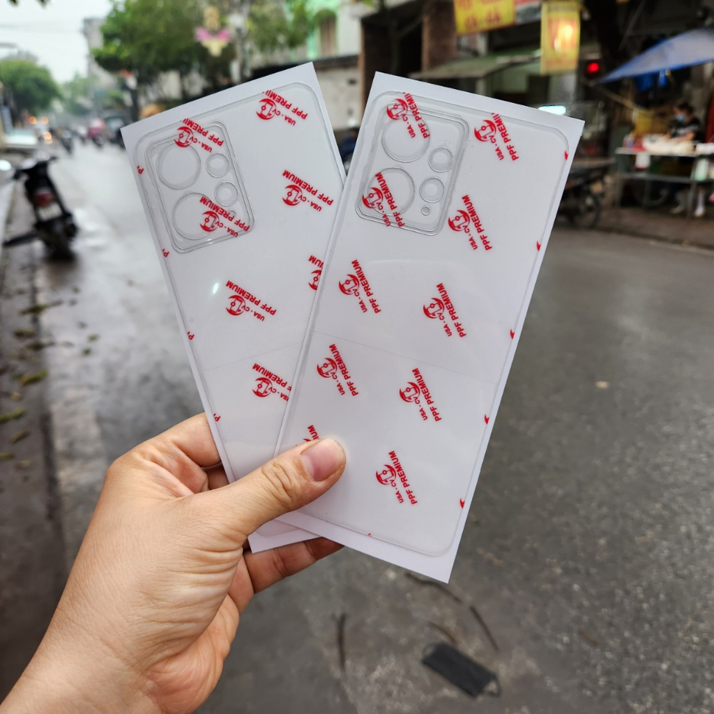 Combo dán PPF mặt lưng Redmi Note 12 12 pro Note 11 / Note 11 pro / Note 10 / 10s Note 10 pro và Cường lực full màn hình
