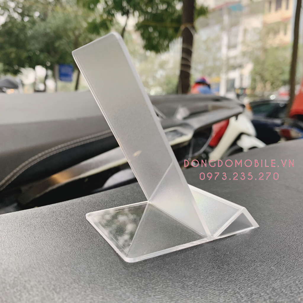 Đế, kệ trưng bày điện thoại, ví da, sản phẩm…Mica cao cấp  trong suốt