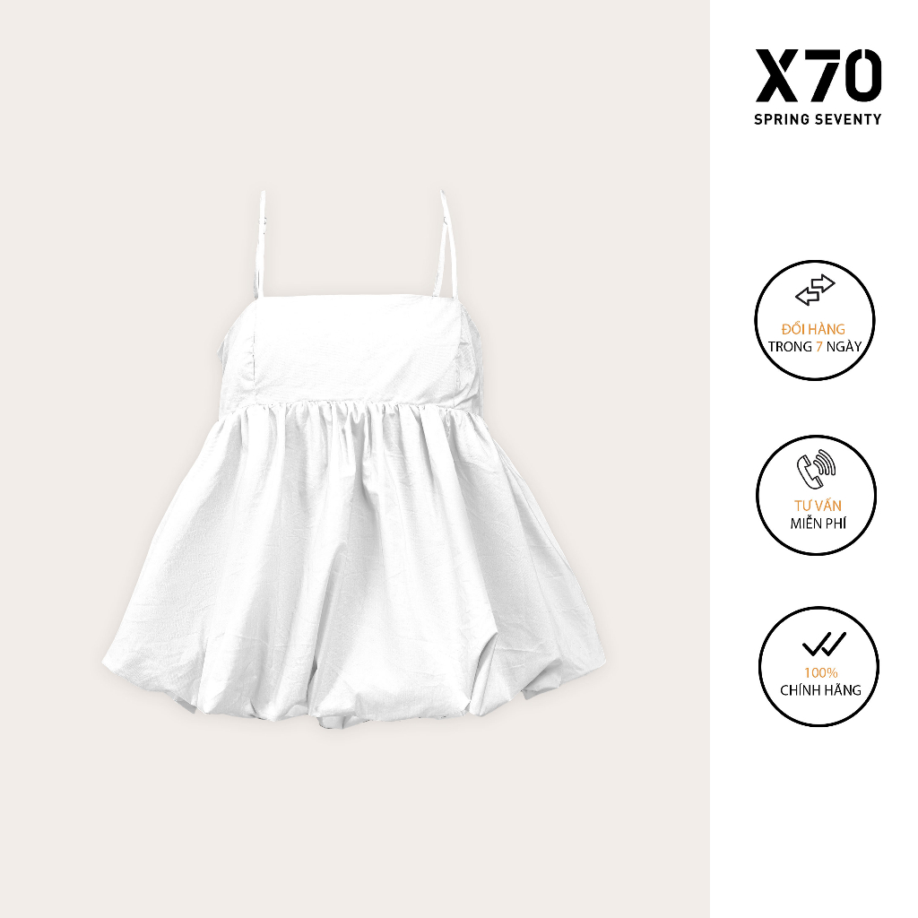 Áo Kiểu Nữ 2 Dây Màu Sắc Trendy Thời Trang X70 - 00620016