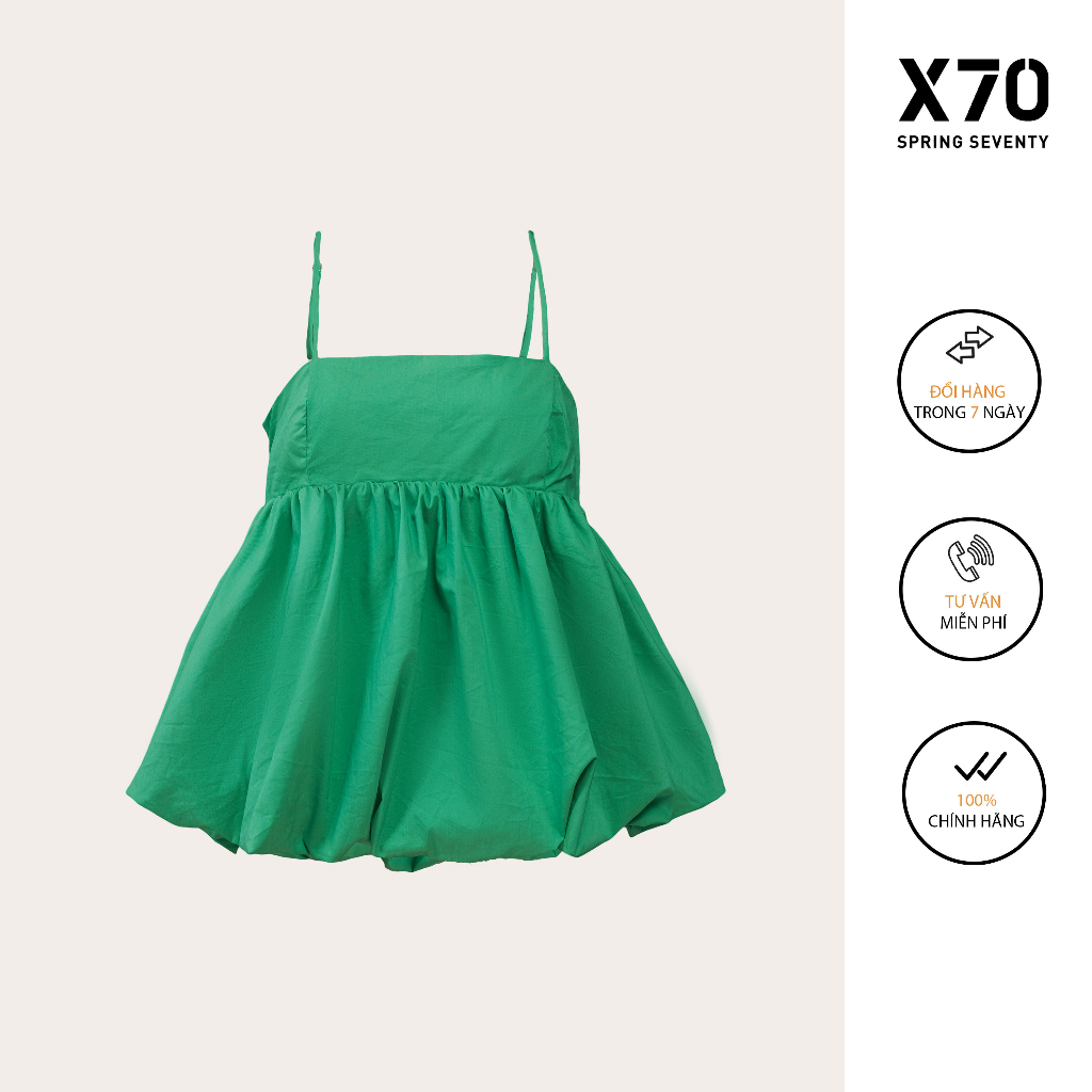 Áo Kiểu Nữ 2 Dây Màu Sắc Trendy Thời Trang X70 - 00620016