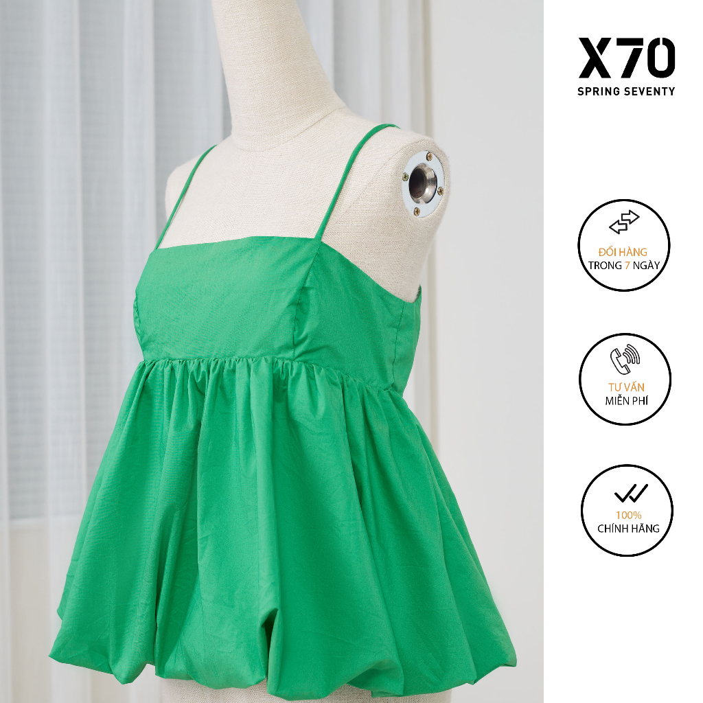 Áo Kiểu Nữ 2 Dây Màu Sắc Trendy Thời Trang X70 - 00620016