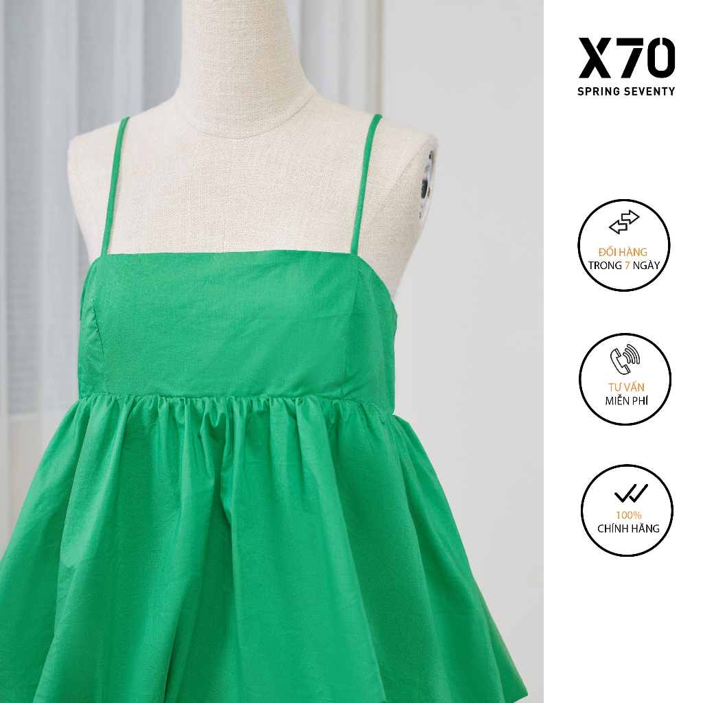 Áo Kiểu Nữ 2 Dây Màu Sắc Trendy Thời Trang X70 - 00620016