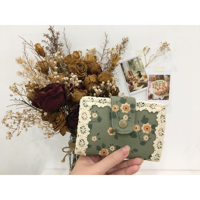 🌿🌸Ví cầm tay dáng đứng họa tiết xinh xắn trẻ trung🌸🌿