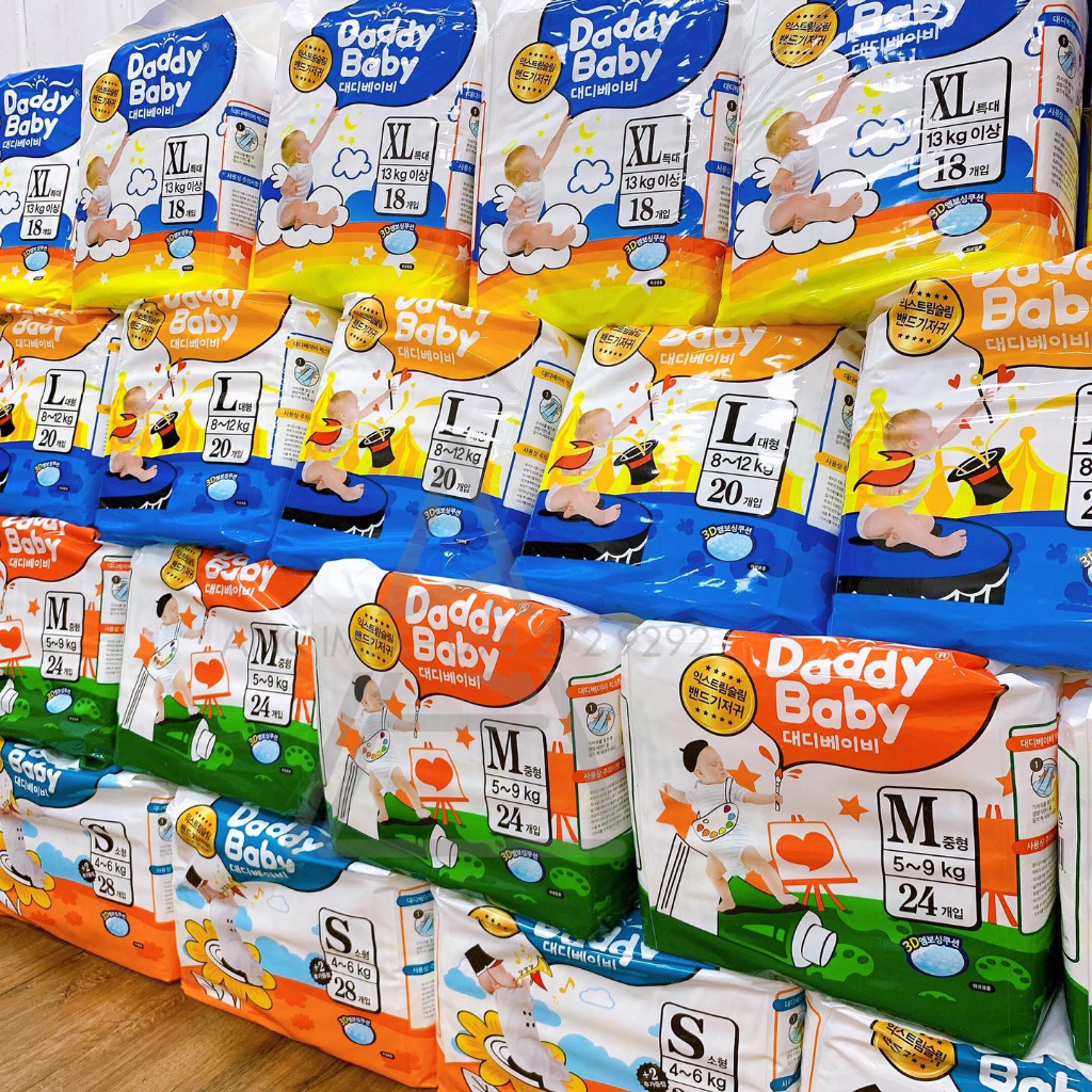Bỉm Daddy Baby chính hãng Hàn Quốc DATE 2024