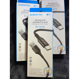 Dây sạc nhanh borofone bọc dù chống đứt type-c usb dài 1m
