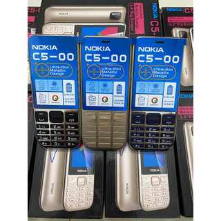 Điện thoại nokia c5 00, nokia x340 loa to pin trâu kèm phụ kiện - bảo hành 12 tháng