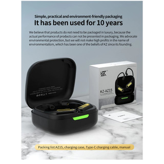 Cáp bluetooth KZ AZ15 Upgrade Wireless Headphones Bluetooth-compatible 5.2 Cable Wireless Ear Hook B/C PIN Connector Wit