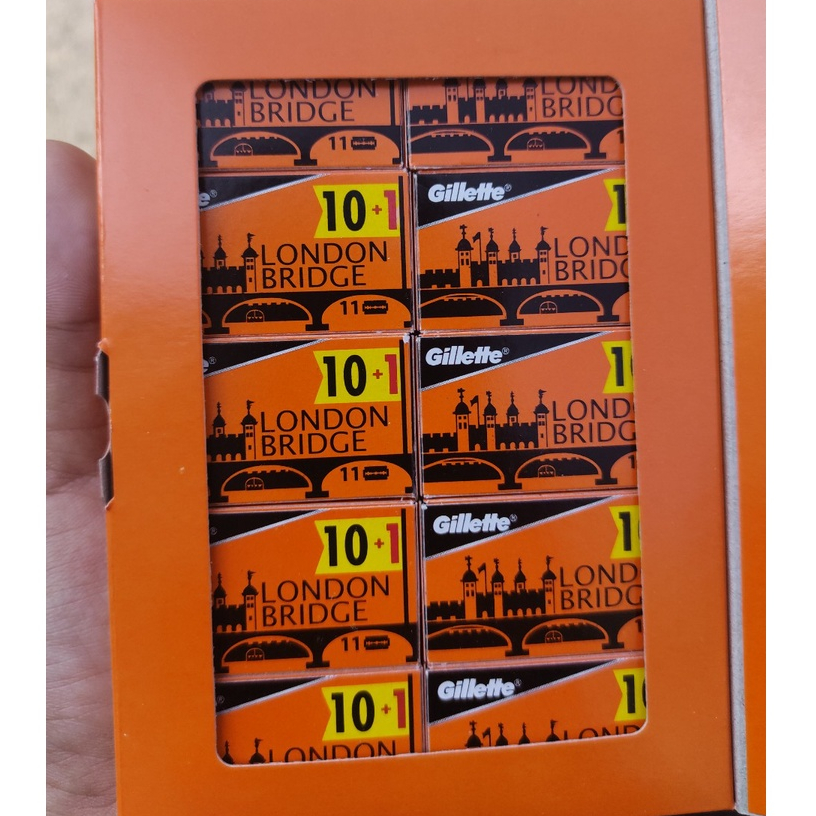 Vỉ 110 lưỡi dao lam Gillette London Bridge giá rẻ