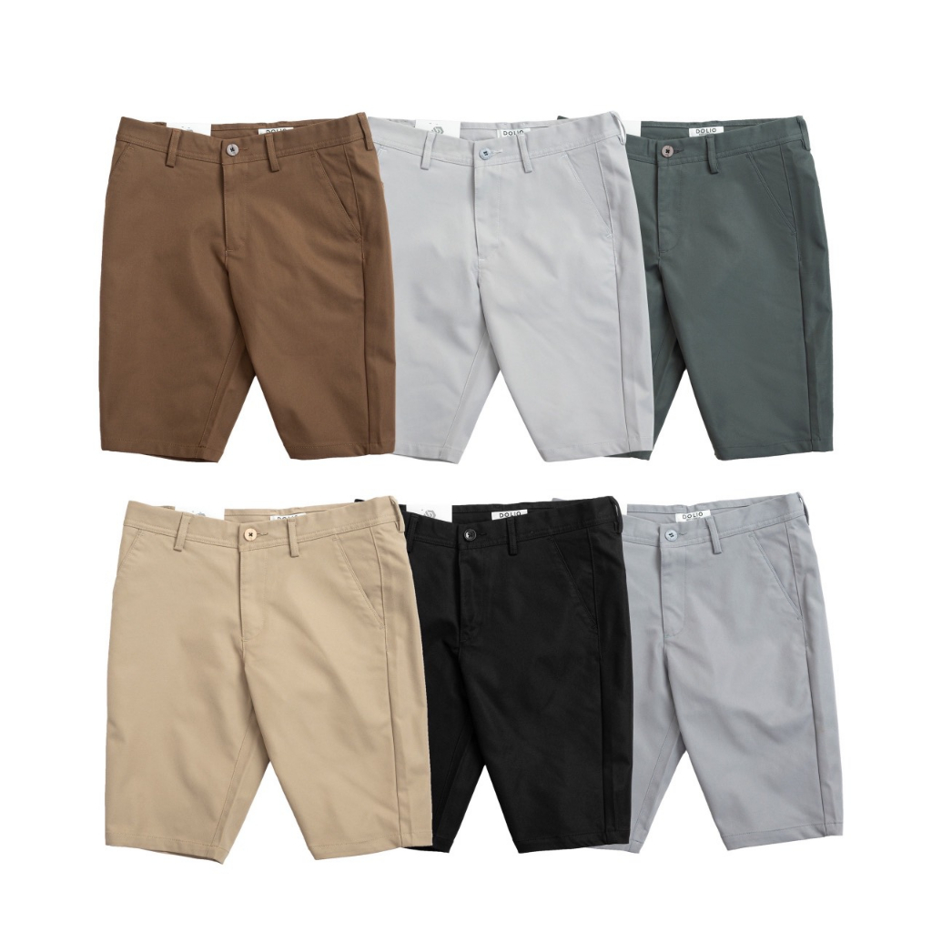 Quần Short Kaki Nam Dáng Hàn DOLIO (FREESHIP) Co Giãn, Không Nhăn, Không Bám Bụi [M118250]