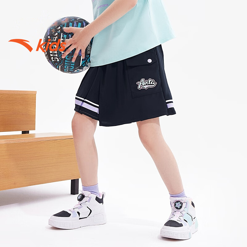 Chân váy tennis bé gái Anta Kids cạp chun co giãn 4 chiều, phong cách thể thao năng động W362328384