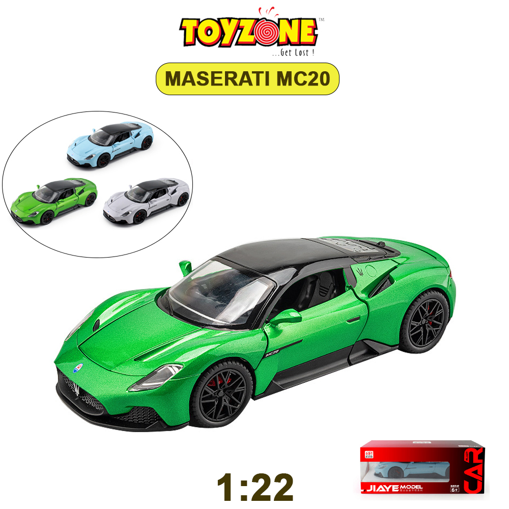 Mô hình siêu xe thể thao Maserati MC20 tỉ lệ 1:22 hợp kim nguyên khối