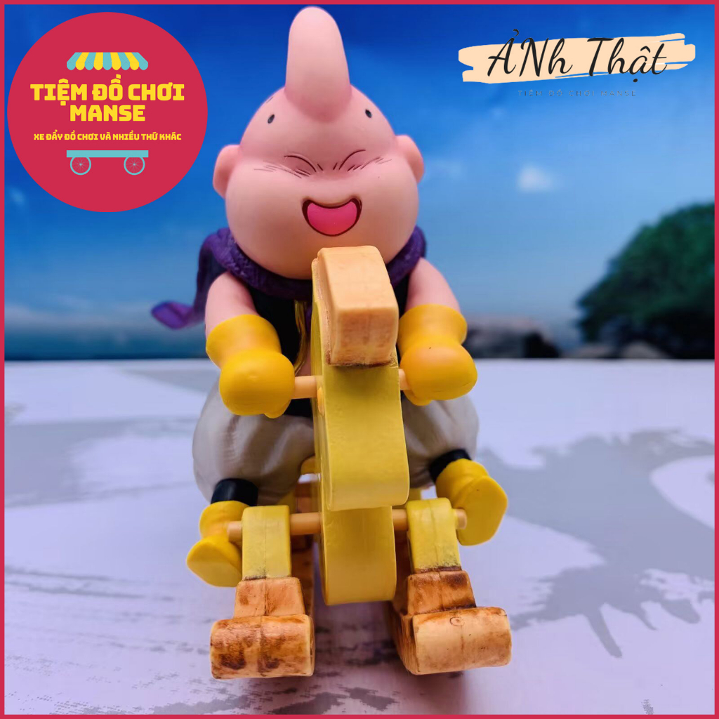 Mô Hình Nhân Vật Majin Buu Chơi Ngựa Gỗ Trong Dragon Ball - Tiệm Đồ Chơi Manse