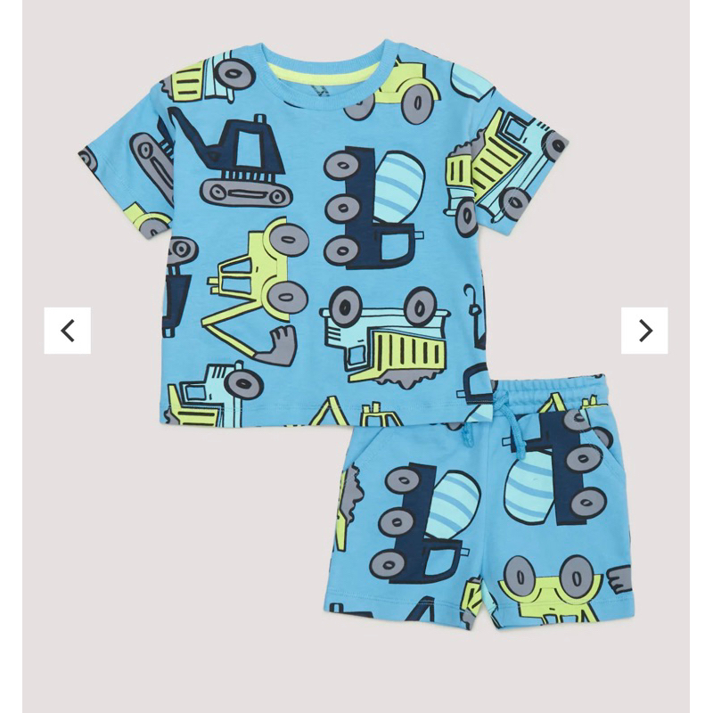 Bộ cộc hè oto bé trai Matalan auth
