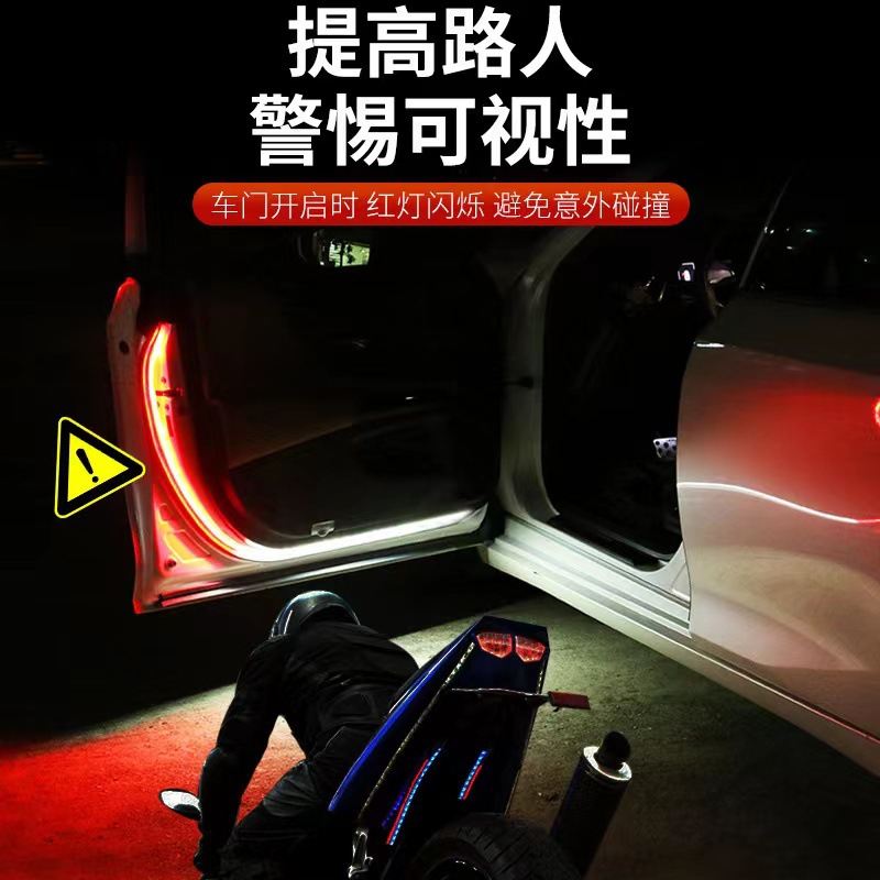 Đèn led cảnh báo an toàn chống va chạm gắn cửa xe hơi Ô tô - Đèn led hai trang trí cửa xe hơi Ô tô - cảnh báo ca chạm.