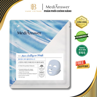 Mặt nạ collagen MediAnswer Pore Collagen Mask 37g x 1 miếng