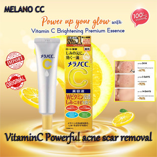 Tinh chất dưỡng trắng da chống thâm nám melano cc whitening essence 20ml serum vitamin c rohto melano cc