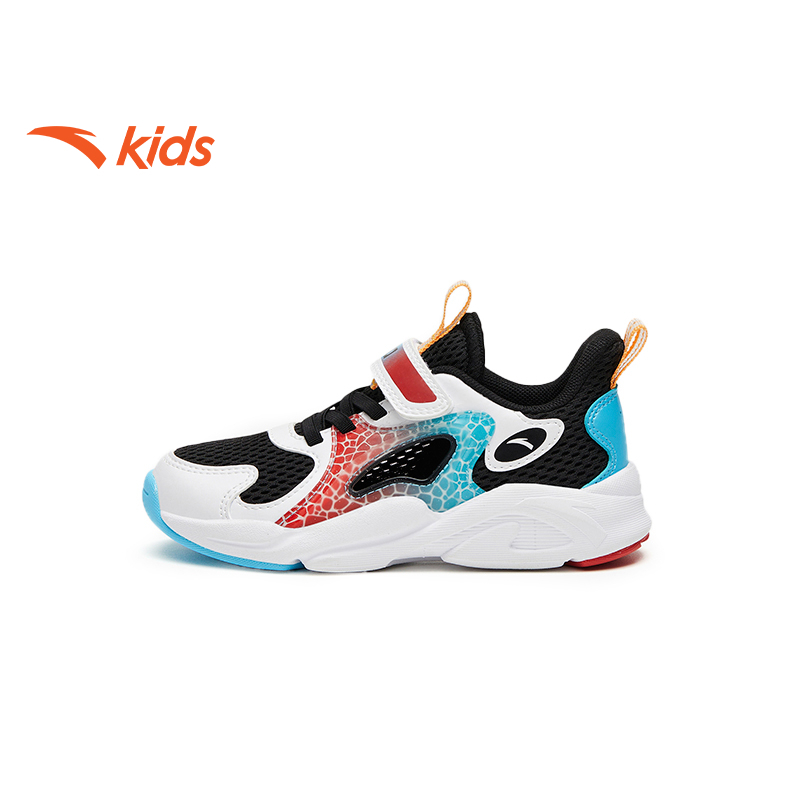 Giày thể thao bé trai Anta Kids quai dán tiện lợi, upper mặt lưới thoáng khí W312329980