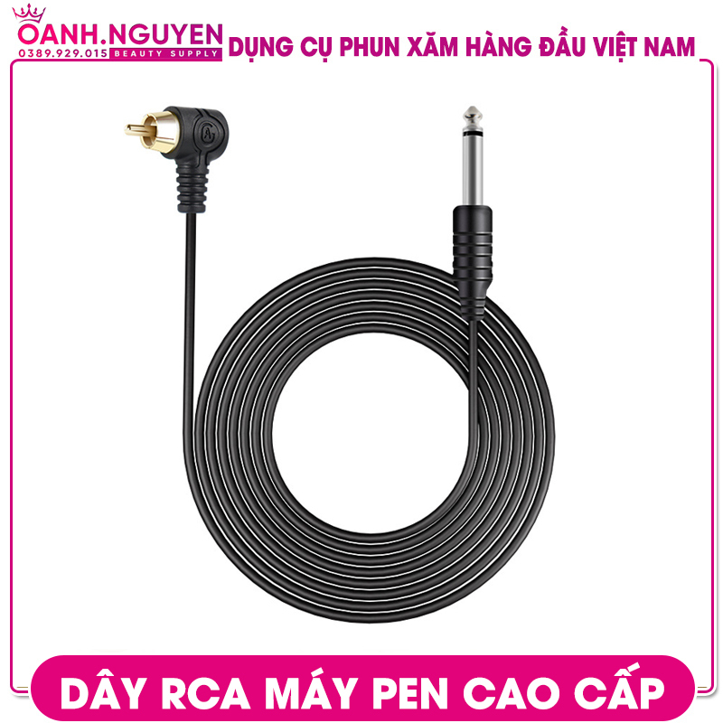 Dây nối RCA máy xăm pen cao cấp/ Dây nhỏ nhẹ, bền chắc