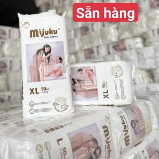 COMBO 50(miếng)tã dán/quần xuất Nhật Mijuku đủ size S/M/L/XL/XXL/XXXL