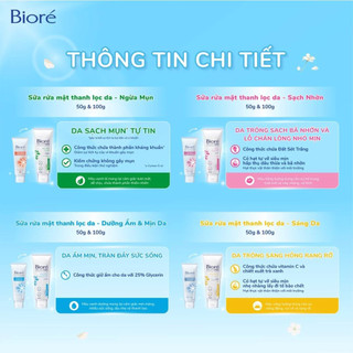 Sữa rửa mặt Bioré 100g