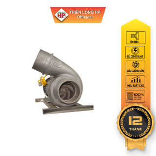 Combo máy bơm kèm lupbe ( rõ chõ 140) THIÊN LONG 3kW PHI 140 Hùng Phương, Lưu lượng lớn, Bơm tát ao hồ, dây đồng 100%,