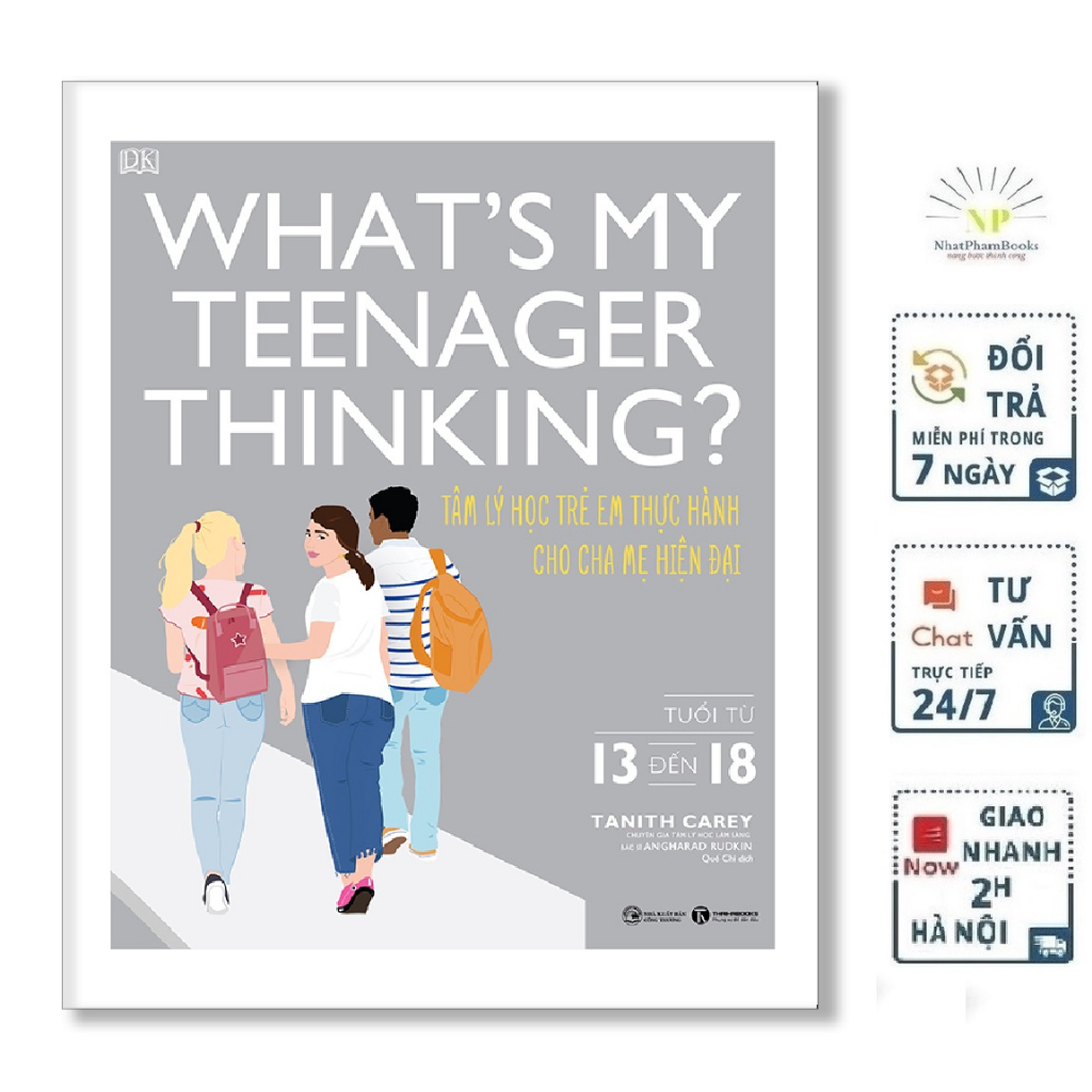 Sách - What’s my teenager thinking? Tâm lý học trẻ em thực hành cho cha mẹ hiện đại (từ 13 đến 18 tuổi) Tặng kèm Bookmar