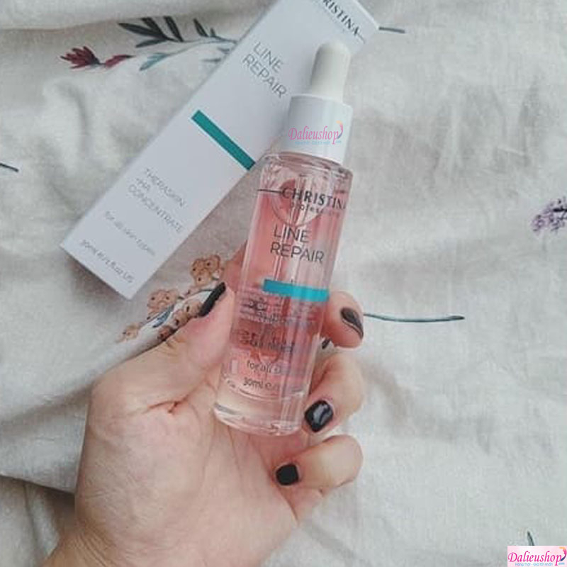 Serum CHRISTINA Line Repair - Theraskin + Ha Concentrate Trẻ Hóa , Giữ Nước Và Cấp Ẩm Chuyên Sâu