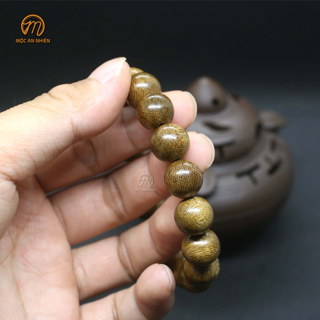 Vòng tay gỗ Trầm Hương thơm, vòng gỗ Trầm Hương chuẩn tự nhiên
