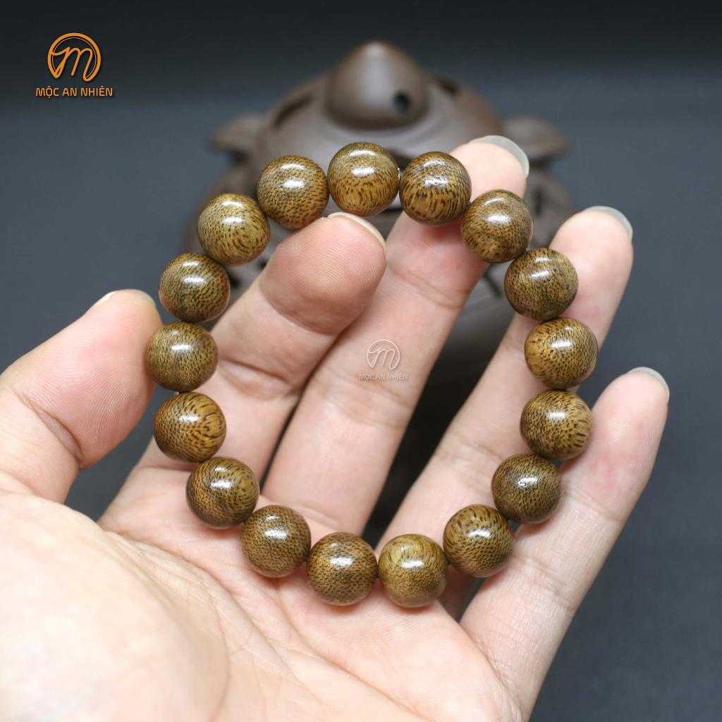 Vòng tay gỗ Trầm Hương thơm, vòng gỗ Trầm Hương chuẩn tự nhiên