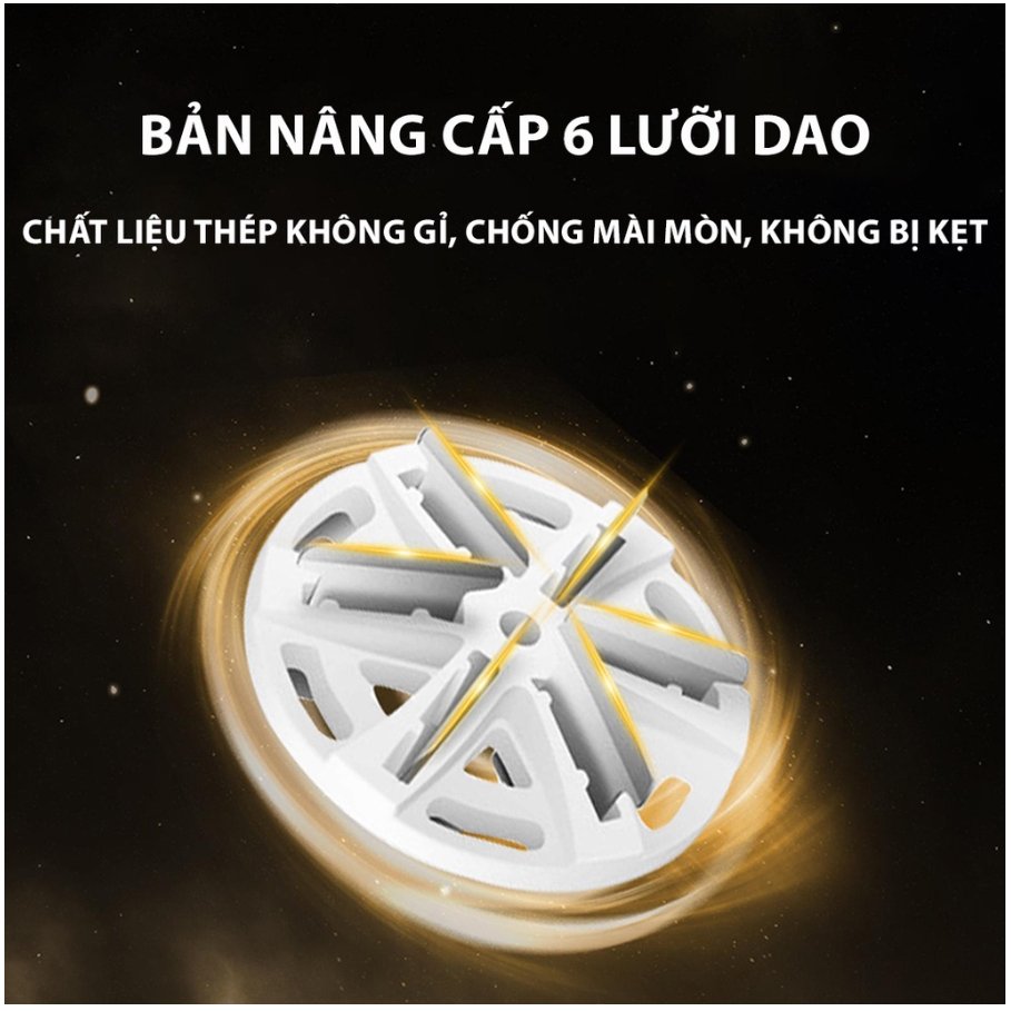 Máy Cạo Râu Điện Mini, Bản Nâng Cấp 6 Lưỡi Dao, Sạc Pin, Nhỏn Gọn, Chống Thấm Nước Cao Cấp IPX7 - Tiện Dụng Cho Nam Nũ