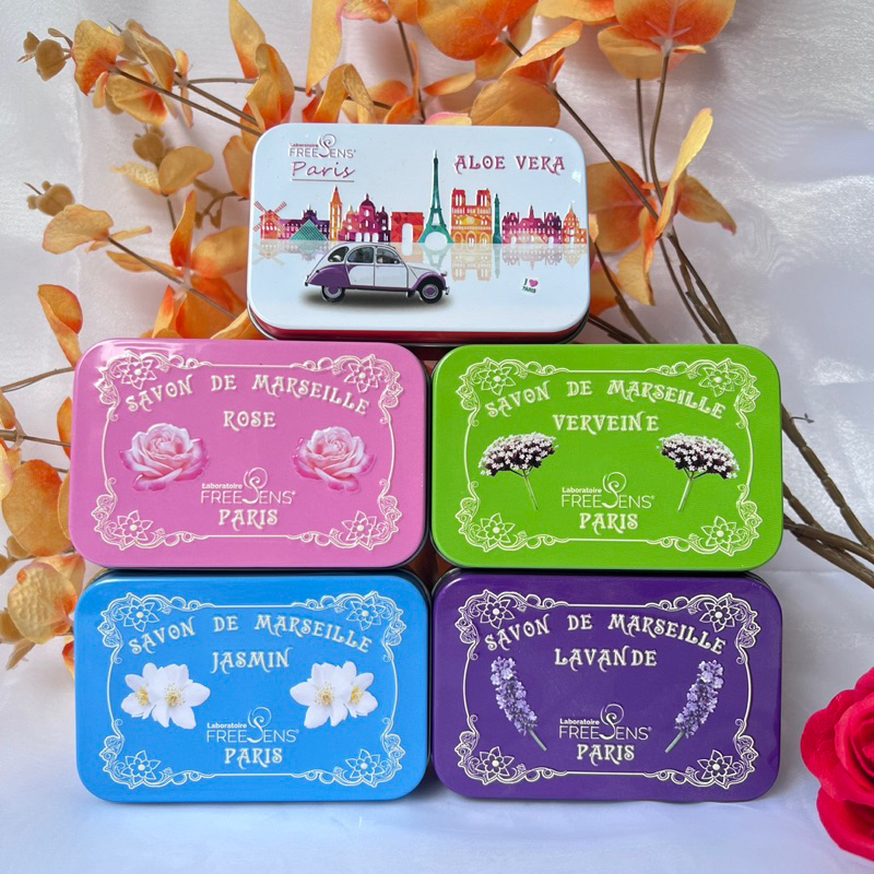 Xà phòng Marseille , hương hoa hồng, hoa nhài,oải hương,lô hội , cỏ roi ngựa- hàng pháp
