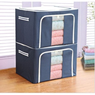 Tủ Vải Khung Sắt Đựng Đồ Đa Năng  66L
