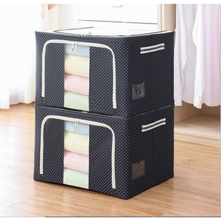 Tủ Vải Khung Sắt Đựng Đồ Đa Năng  66L