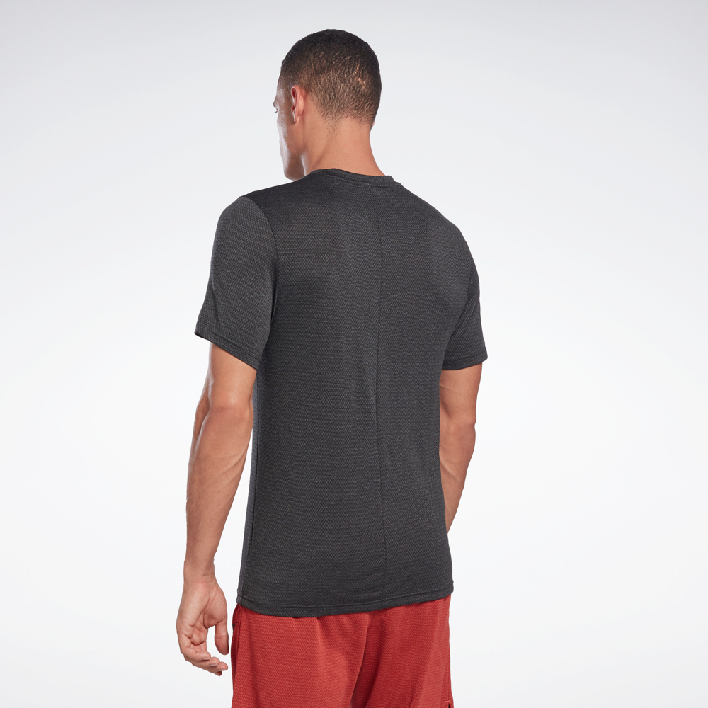 Reebok TRAINING Áo thun Tập luyện Nam Workout Melange Tee Màu đen H46641