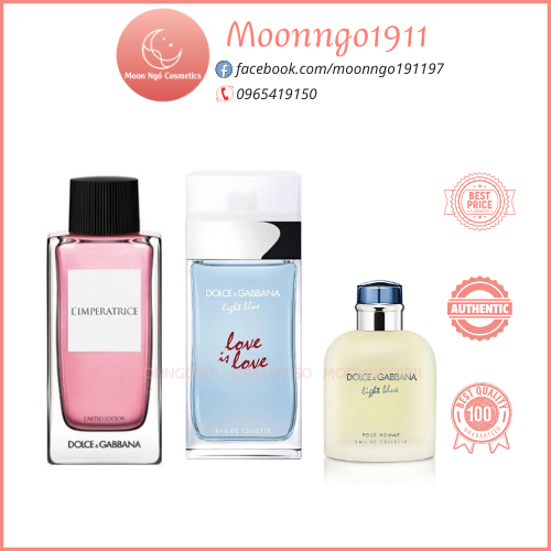 NƯỚC HOA DOLCE & GABBANA EDT CHÍNH HÃNG