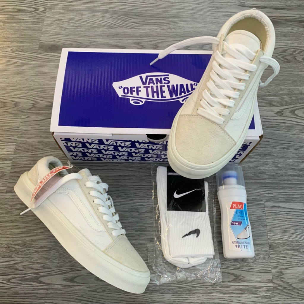 Giày Thể Thao Vans Trắng Loại 1 [Fullbox_anhtuchup]