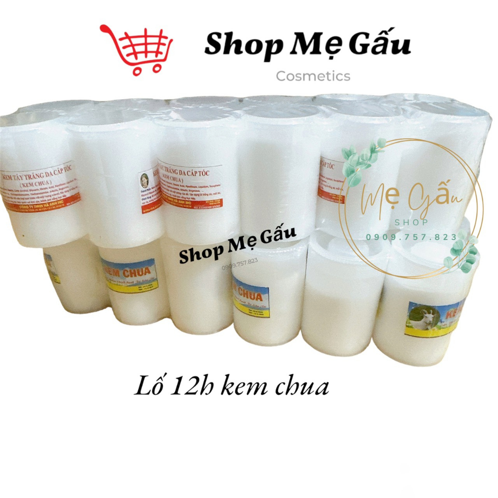 SỈ LỐ 12 HỘP KEM CHUA