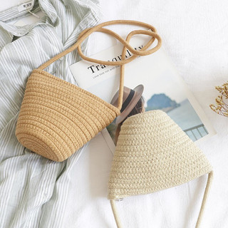 Túi cói sợi dệt Vintage, Thanh lịch - Phụ Kiện Sarah