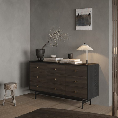 ROBECCA, Kệ đựng đồ, kệ để đồ DRA_376, 140x40x78cm, kệ gỗ Scandi Home