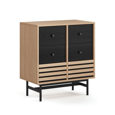 CHOCHU, Tủ lưu trữ, Tủ đựng đồ DRA_336, 70x40x78cm, tủ gỗ Scandi Home