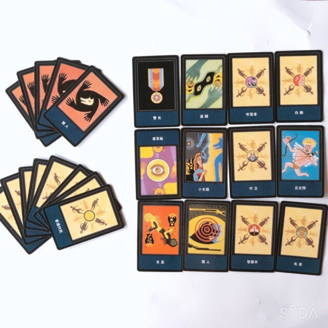 Bộ bài ma sói 25 thẻ bài cứng