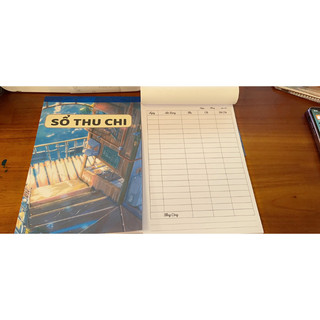 Sổ Thu Chi mẫu Dọc in đẹp A4-A5