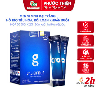 Men vi sinh Hàn Quốc Dr.G BIFIDUS hỗ trợ tiêu hóa, đại tràng - Giúp Bổ Sung Lợi Khuẩn, men tiêu hóa kẽm
